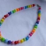 Rainbow Colored Necklace